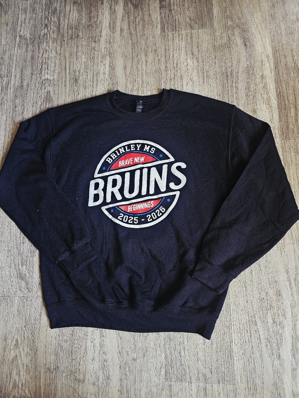 BRUINS Graphic Crewneck Sweatshirt - Black